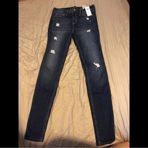 NWT Hollister super skinny mid rise jeans